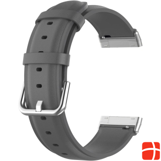 Cover-Discount Fitbit Versa 3 / Sense - Leather bracelet grey