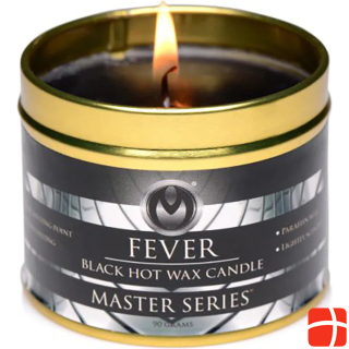 Master Series Fever Черная парафиновая свеча с горячим воском