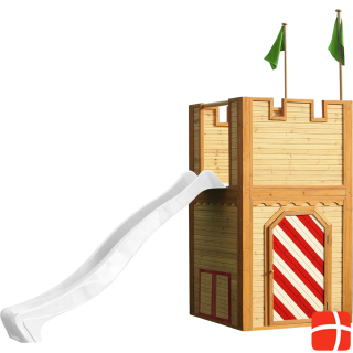 Axi Arthur Playhouse Brown / Red - White Slide