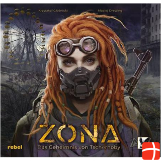 Corax Games 1025220 - ZONA - The Secret of Chernobyl, board game for 1 - 4 people aged 18 and over