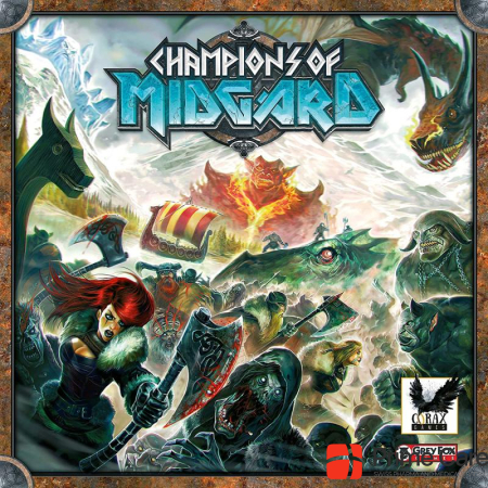 Corax Games 1022531 - Champions of Midgard, board game for 2 - 4 players, ages 10+ (DE edition)