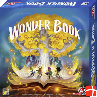 Abacus ABA33211 - Wonder Book, board game, for 1-4 players, ages 10+ (EN, DE edition)