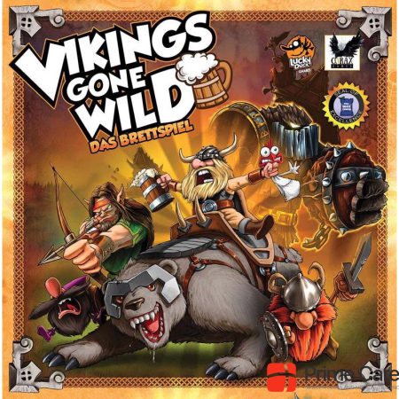 Corax Games 1019965 - Vikings Gone Wild, board game for 2 - 4 players, ages 10+ (DE edition)