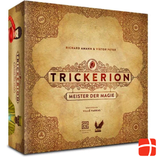 Corax Games 1018082 - Trickerion - Master of Magic, board game for 2 - 4 players, ages 15+ (DE edition)