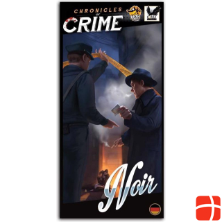 Corax Games 1021937 - Chronicles of Crime - Noir, board game for 1 - 4 players, ages 14+ (DE expansion)