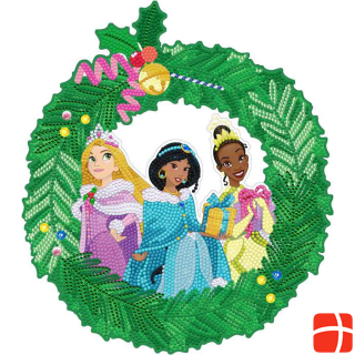 Craft Buddy Christmas Princess 30cm Disney Crystal Art Wreath