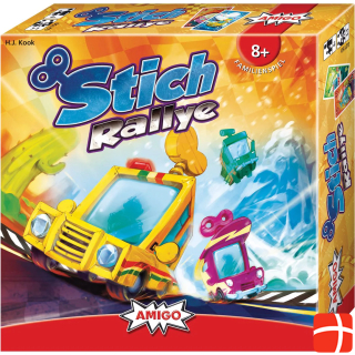 Amigo Stitch Rally, d from 8 years, 3-5 players, stitch and race game