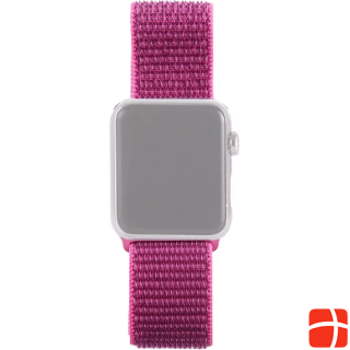 Cover-Discount Apple Watch 42 / 44mm - Nylon Armband mit Klettverschluss violett