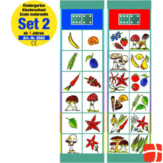 Oberschwäbische Magnetspiele 68502 - Set 2: Kindergarten ab 4 Jahren - Flocards, Figurenspiel, für 1 Spieler