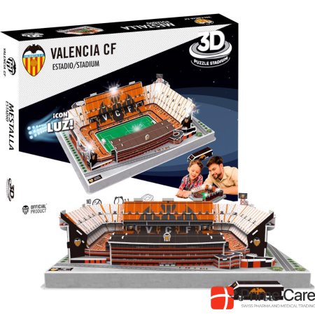 Eleven Force Valencia CF Mestalla Stadium 3D Puzzle with LED