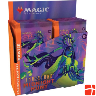 Wizards of the Coast Magic the Gathering: Innistrad: Midnight Hunt - Collector Booster Display - EN