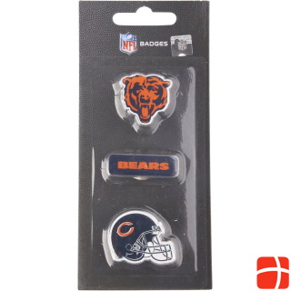 Foco Chicago Bears NFL Pin Badge 3pcs Set