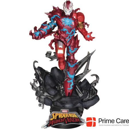 Beast Kingdom Statua Marvel D-Stage Diorama Maximum Venom Iron Man