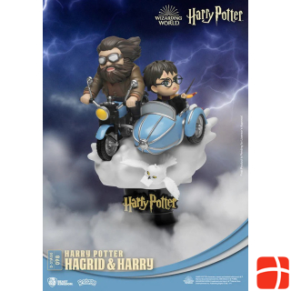 Beast Kingdom ST Harry Potter D-Stage Hagrid and Harry 15cm (a22)