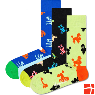 Happy Socks 3-Pack Animal Socks Gift Set