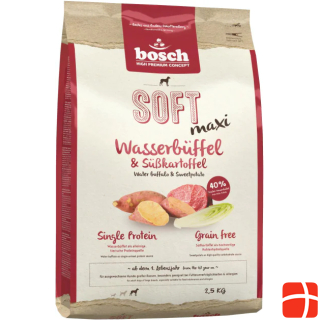 Bosch Petfood Soft Adult Maxi, Water Buffalo & Sweet Potato, 2.5 kg