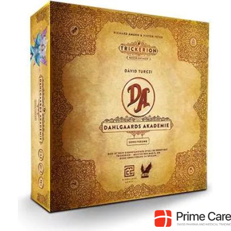 Corax Games 1022314 - Trickerion: Dahlgaards Akademie, board game, 2-4 players, ages 15+ (DE expansion)