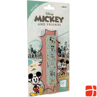 USAopoly AC004-014 - Disney Mickey and Friends, dice set, 6 pieces