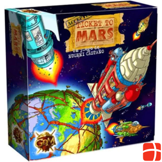 Funbot 1020317 - Ticket to Mars - Card game, for 2-5 players, from 8 Years (DE Edition)