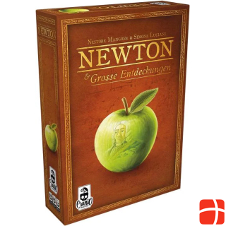 Cranio Creations CRCD0018 - Newton & Great Discoveries - настольная игра, для 1-4 игроков, от 12 лет (DE edition)