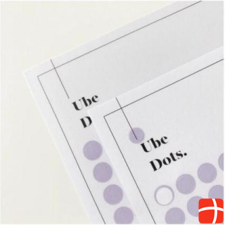 Наклейки из ткани и бумаги Ube Dots Stickers 2 листа