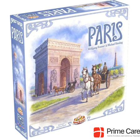 Game Brewer GAB49184 - Paris - Brettspiel, für 2-4 Spieler, ab 10 Jahren (DE-Ausgabe)