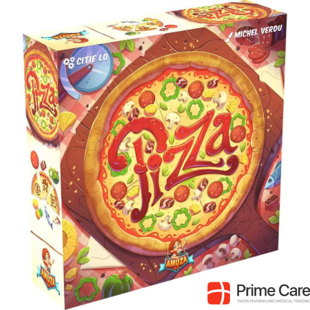 Game Brewer AMU49176 - Pizza - Brettspiel, für 2-6 Spieler, ab 8 Jahren