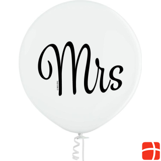 Belbal Balloon Mr & Mrs Gold/Black/White, Ø 30 cm, 50 pieces