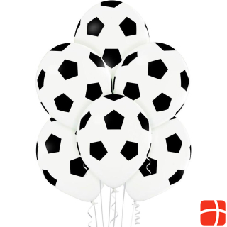 Belbal Balloon Football Black/White, Ø 30 cm, 50 pieces