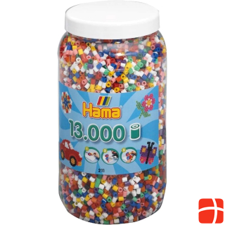 Hama Perlen 211-00 Tub 13000 Beads Mix 00