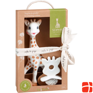 Sophie de Giraf So' PURE bijtrubber in mooi geschenkdoosje met strik