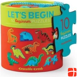 Crocodile Creek 3829522 Let's Begin Puzzle, Dinosaur