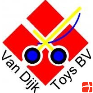 Van Dijk Toys Bedbekleding/dekje Rood met Witte stippen