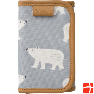 Fresk Wallet, polar bear, gray