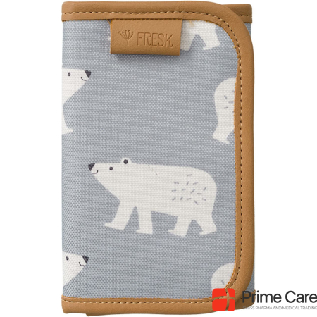 Fresk Wallet, polar bear, gray