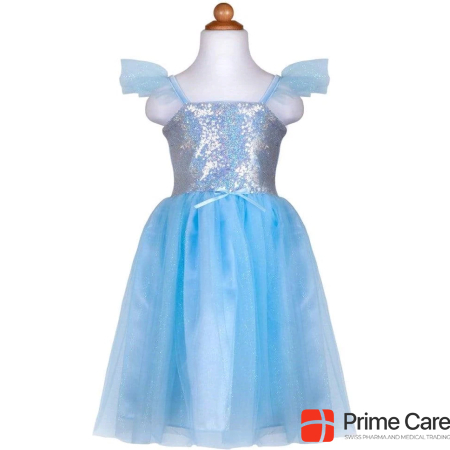 Платье принцессы с пайетками Creative Education Great Pretenders, синее, размер США 3-4