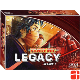 Z-Man Games Kennerspiel Pandemic Legacy: S.1 rouge (französische Version