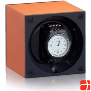Swiss Kubik Watchwinder Alu Masterbox - Orange