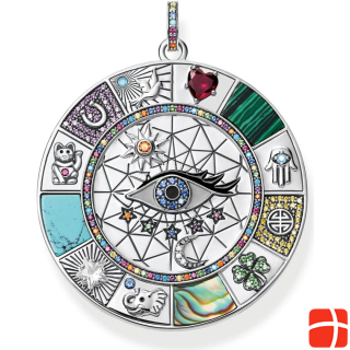 Thomas Sabo Pendant amulet magic lucky symbols silver