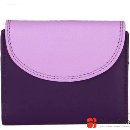 Eastern Counties Leather Purse Leanne With Contrast Panel