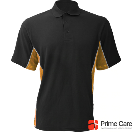 Рубашка-поло Gamegear Track Pique со вставками на коротких рукавах контрастного цвета