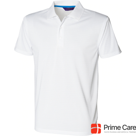 Henbury Polo Shirt Cooltouch Discreet Striped