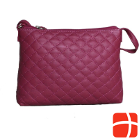 Eastern Counties Leather quilted ladies handbag rose