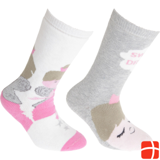 Резиновые носки для девочек Floso (2 пары)