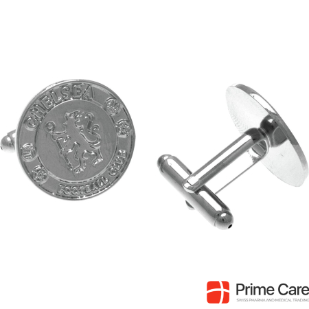 Chelsea FC Silver plated coat of arms cufflinks