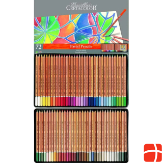Creta color Pastel pencils with high light fastness 72 colors