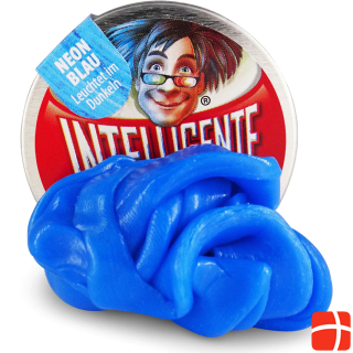 Intelligente Knete Small cans neon blue