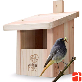 Wildtier Herz Nesting box for redstarts, robins