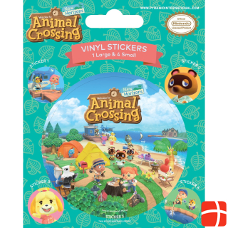 Animal Crossing Sticker Island Antics Vinyl 5Pack