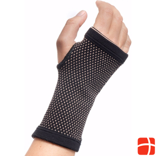 Casativo Wrist strap for sports and leisure, copper and bamboo charcoal, L/XL